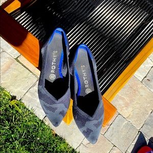 Rothy’s pointy toe camo 7.5